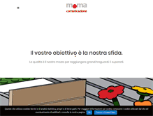 Tablet Screenshot of momacomunicazione.it